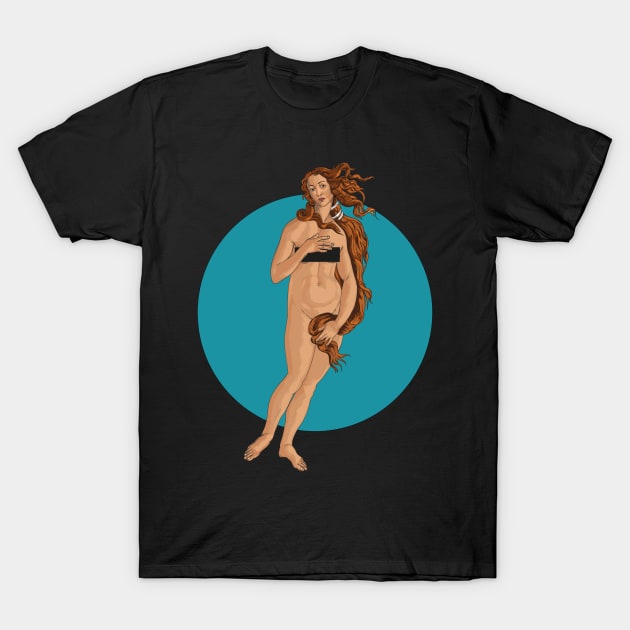 The Birth of Venus T-Shirt by RusaTheMaker